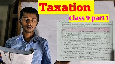 Taxation class 9 | taxation class 9 exercise 2.1 | taxation explaination #maths #hellosiksha #viral