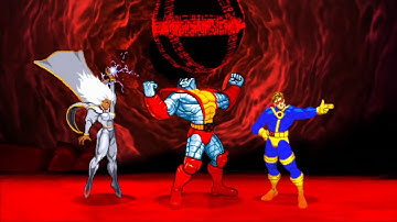 Marvel VS Capcom 2 - Storm/Colossus/Cyclops - Expert Difficulty Playthrough