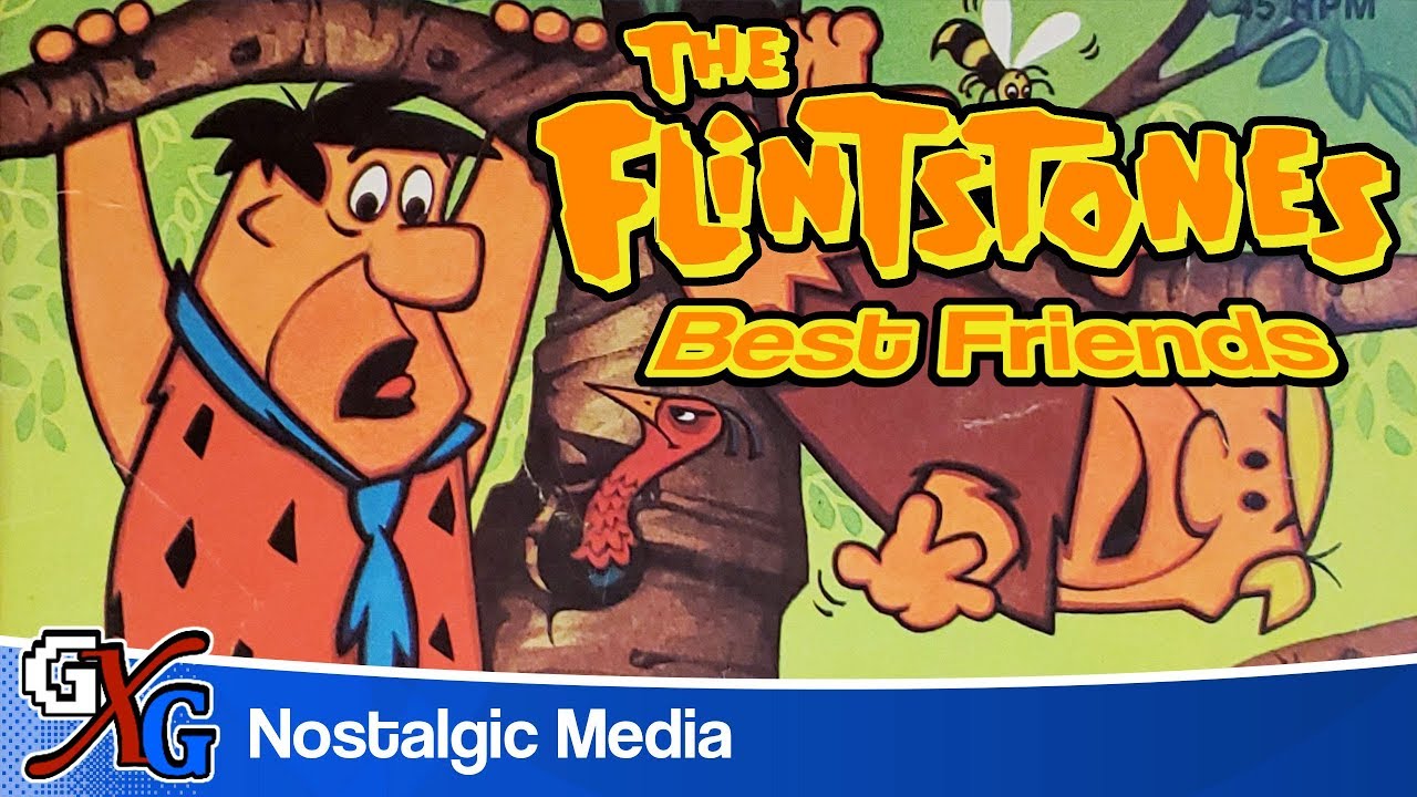 Flintstones Best Friends 1976 Peter Pan Book & Record Full Story