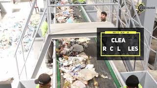 Material Recovery Facility,  1200T/day municipal solid Waste processing plant