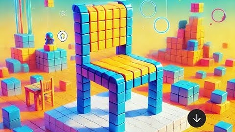 How to make a chair in Bloxd.io?#Bloxdio#gameplay.
