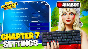 *NEW* BEST Keyboard & Mouse SETTINGS + Sensitivity In Fortnite Chapter 7! 🎯 (PC/XBOX/PS5/PS4)
