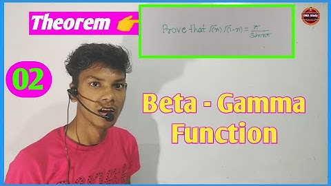 Prove that Gamma (n )Gamma(1-n) =π/sinnπ || Important problems Beta Gamma Function || Shahnawaz sir