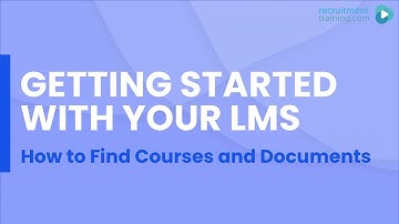 Getting Started with Your LMS - How to Find Courses and Documents