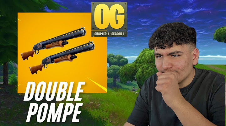 Le double pompe est enfin de retour sur le chapitre 1 saison 1 quelle masterclass 😍😍