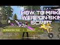 How to make Weapon Skin Script using Function block @iamsacso @cyber_pritam