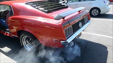1970 Mach 1 Mustang with Flowmaster 40 Series Delta Flow Muffler