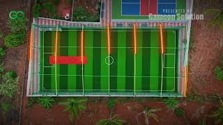 1st Barrel arch model turf in tamilnadu #TurfConstruction #ArtificialGrass