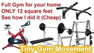My FULL Gym In Small Apartment - How I Did It