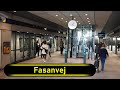 Metro station fasanvej  copenhagen   walkthrough 