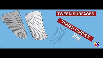 Rhino 3d: Tween Curves and Tween Surfaces