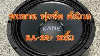 เครื่องเสียงบ้านๆ Ep.176 ดอกลำโพง KA-22  12นิ้ว ทนทาน พุ่งชัด ดังไกล