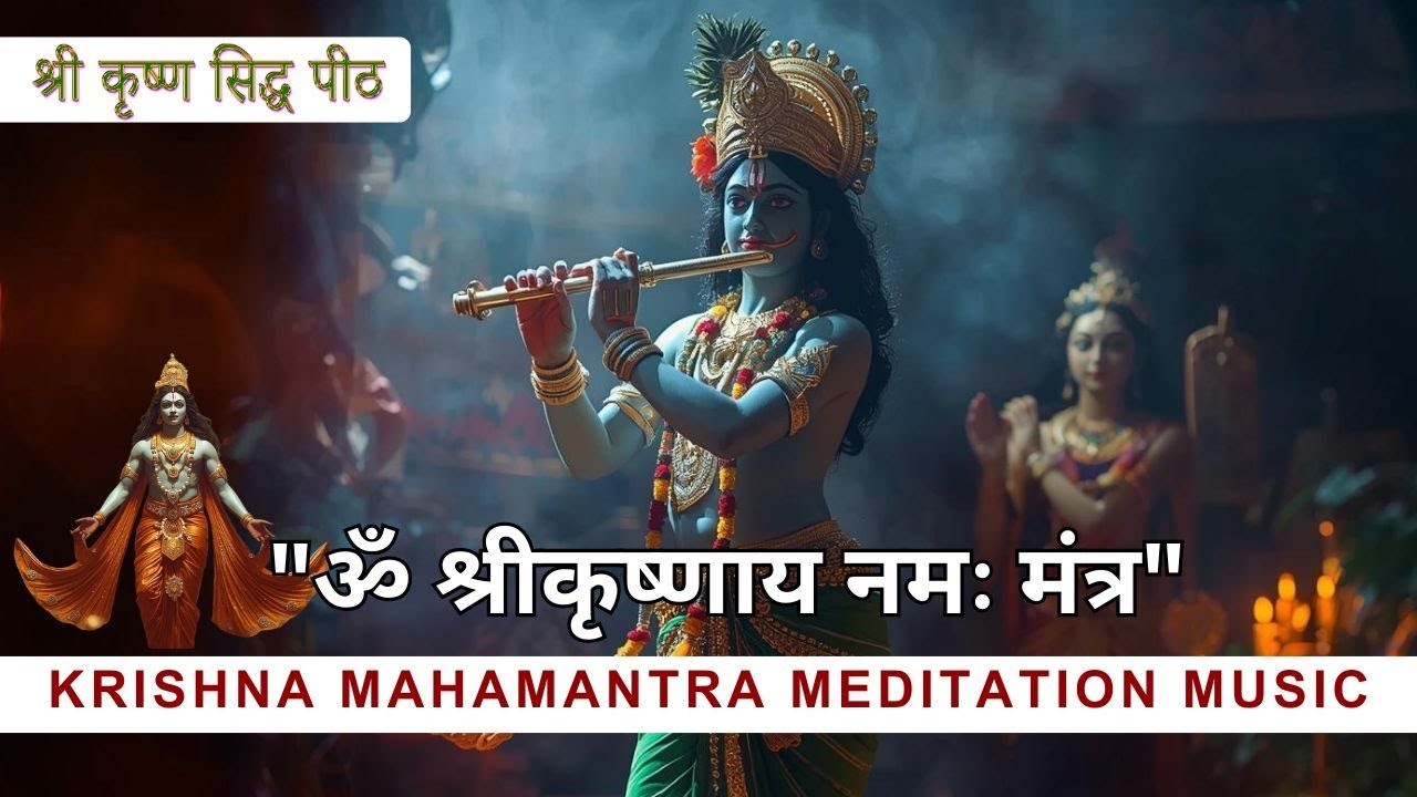 ॐ श्रीकृष्णाय नमः मंत्र | Krishna Naam Jap | Spiritual Healing Music