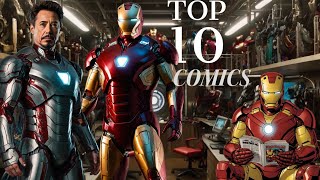 Top 10 Iron Man Comics || That You Should Read || #ironman #ironmancomics #top10comics #marvelcomics