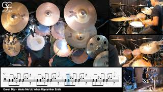 Wake Me Up When September Ends - Green Day / Drum Cover By CYC ( @cycdrumusic )  score & sheet music