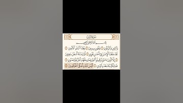 سورة التين مكتوبة - القارئ محمد اللحيدان - القرآن الكريم