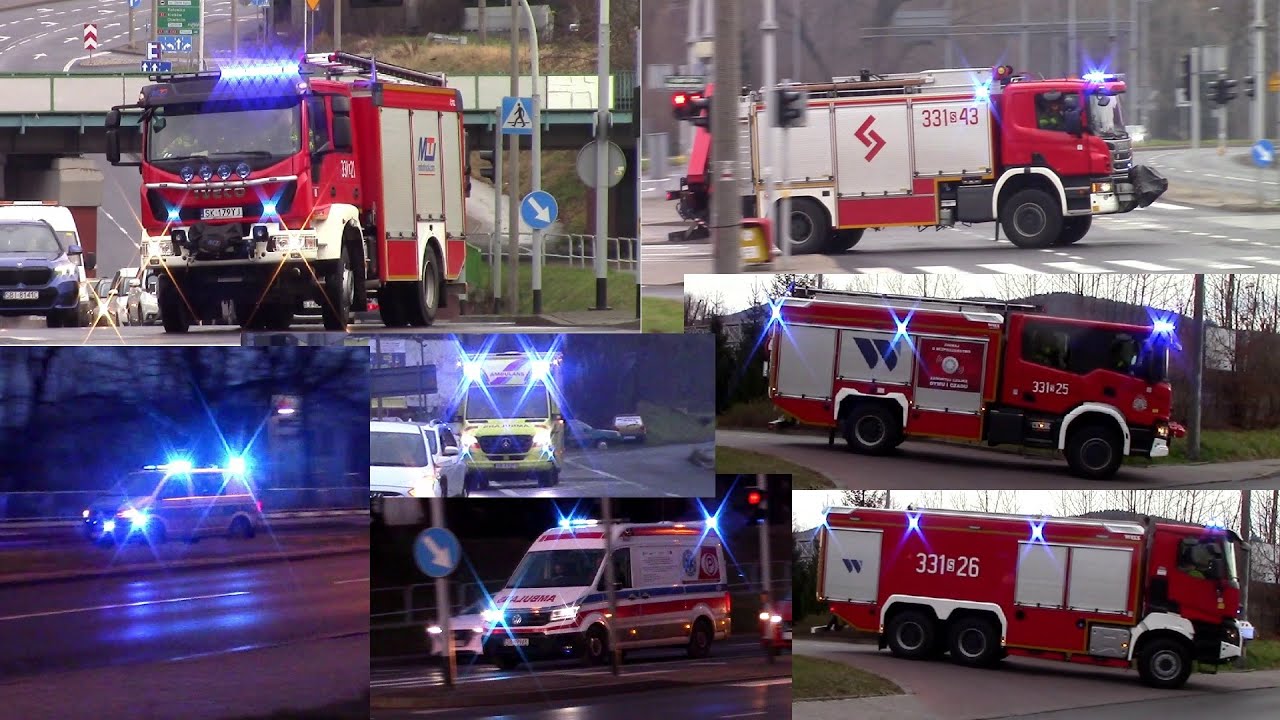 Alarmowo PSP Bielsko-Biała, Bielskie Pogotowie Ratunkowe, KMP Bielsko Biała do zdarzeń + bonus