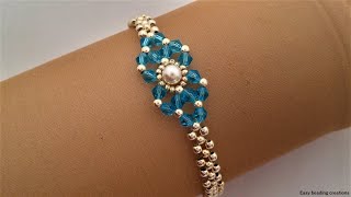 10 minutes diy bracelet// DIY beaded bracelet tutorial for beginners//