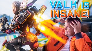 I'm an INSANE Valkyrie in Apex Legends Season 10! HUGE 4K APEX VALKYRIE GAMEPLAY!