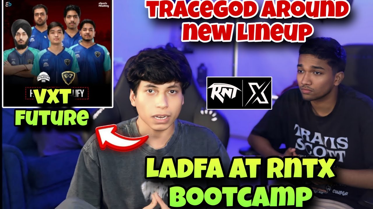 Tracegod Around New Lineup 😱 LAFDA AT RNTx Bootcamp 🔥 VXT Future Reply 😱