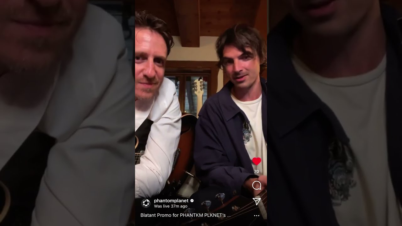 Phantom Planet- Instagram Live: Story behind the song "California"