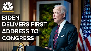 President Biden delivers first address to a joint session of Congress — 4/28/2021