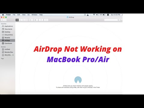 AirDrop Not Working on MacBook ProAir by Mac & iOS Tech
