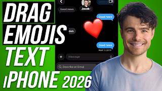 How to Drag Emojis into a Text Field on iPhone 2026