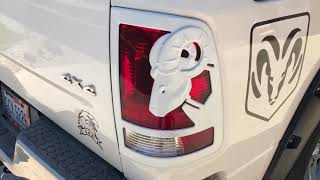 Sports Performance Tail Light Cover Durability 2009 Ram 1500 Big Horn