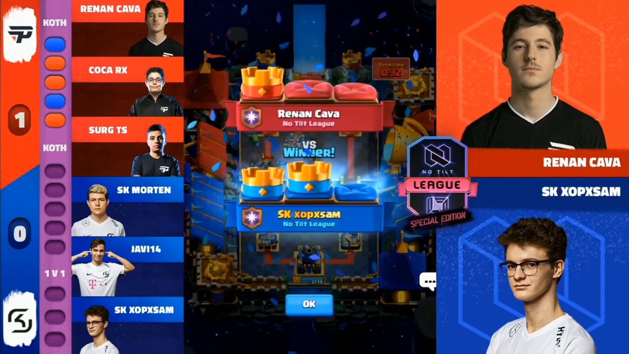 Renan Cava vs SK xopxsam|No Tilt League Tournaments.