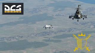 DCS World - Mi-8 helicopter - Fighter interceptor.