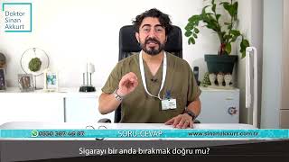 Sigarayı bir anda bırakmak doğru mu? Resimi