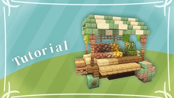 Minecraft: Shop Wagon Build Tutorial ≫ Easy Cute Design