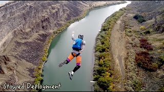 My first week BASE jumping (in Twin Falls, ID with Sean Chuma)