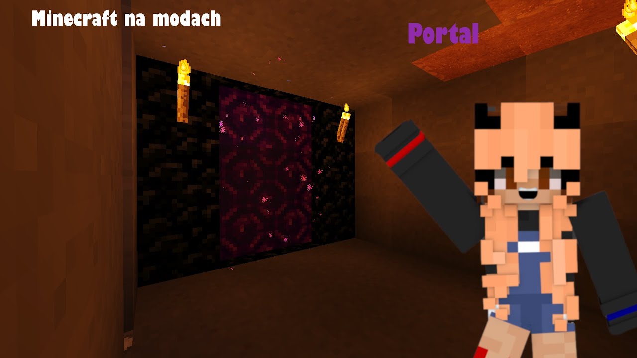 PORTAL ! | Minecraft na Modach / Solo |