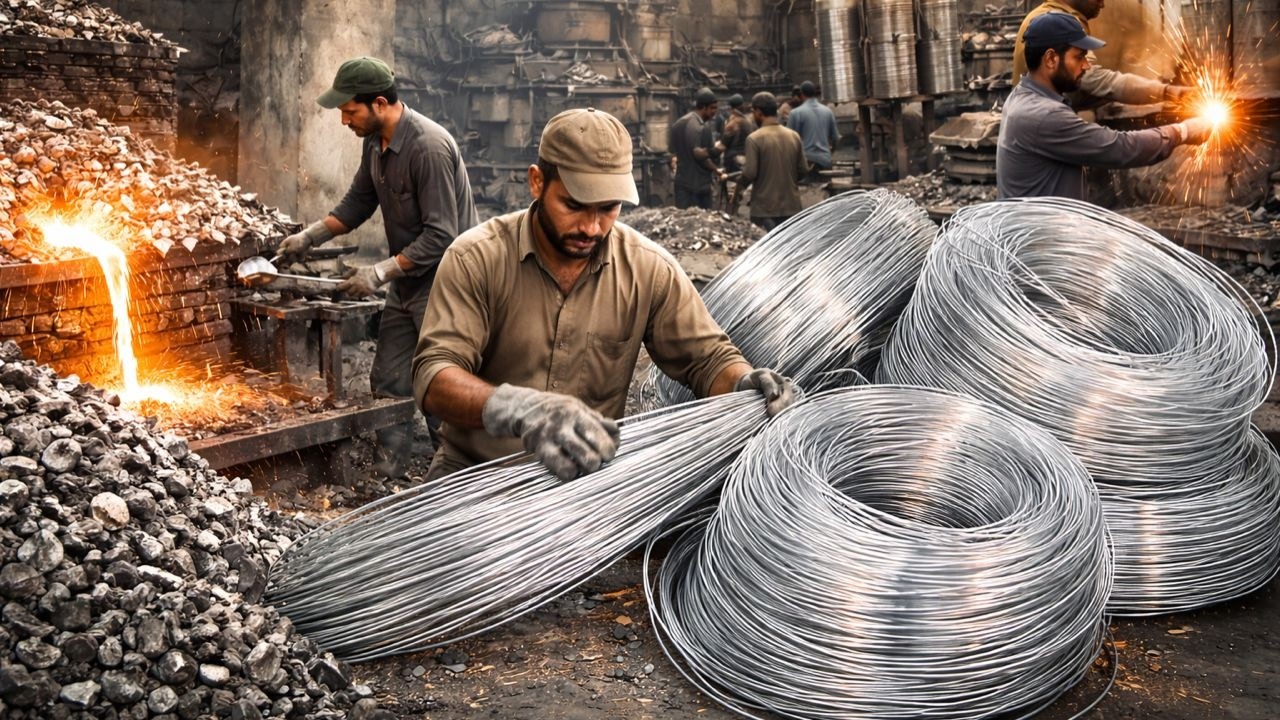Silver Chain Factory How silver Factory Produces Millions of Meters | Pure Silver Wires ...