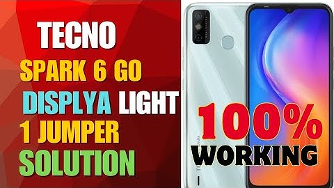 Tecno Spark 6 Go Black Screen Problem | Phone On But No Display | 100% Working