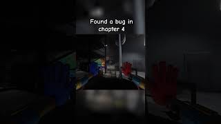 Found a small bug in chapter 4 of poppy playtime