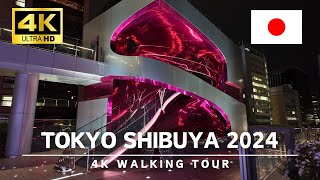 東京・渋谷を散歩 2024 Tokyo 4K Virtual Walk, Shibuya Night Walking Tour｜4K HDR 60fps