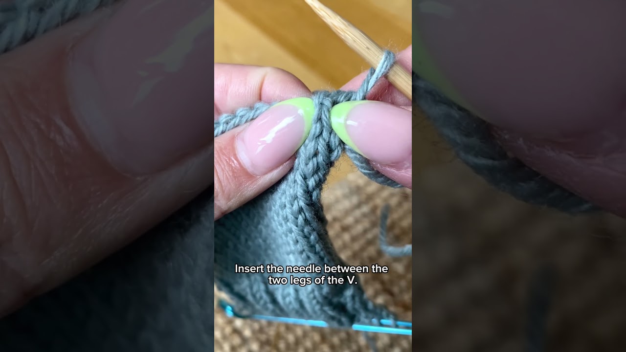 How to Pick Up Stitches from the Cast-On Edge  