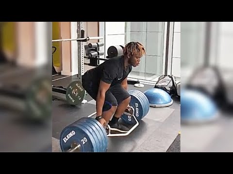 KSI Deadlifts 500 Pounds