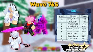 How To Get The Most Wave In Air Leaderboard Feat Xsky2K0765 Wave Astd All Star Tower Defense