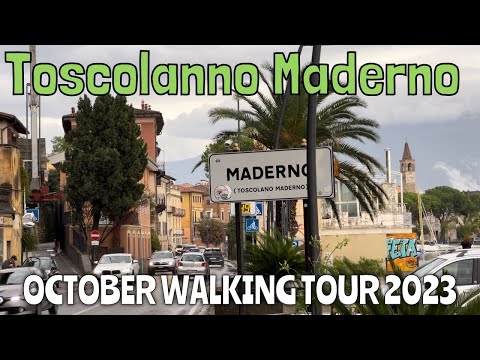 NEW WALKING TOUR TOSCOLANO-MADERNO LAKE GARDA ITALY 🇮🇹 | LAKE GARDA AFTER RAIN ☔️ | ITALY TRAVEL