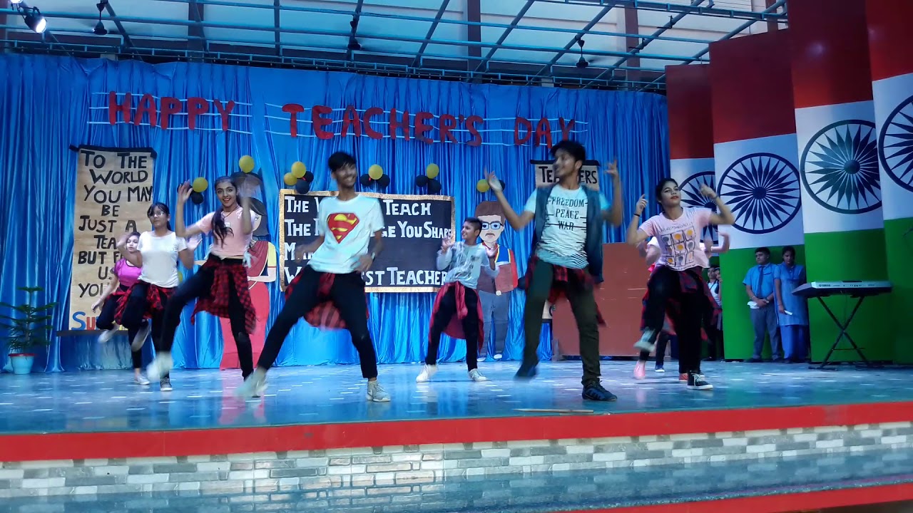 Dance on Mashup Song by the students On Teachers Day. - YouTube