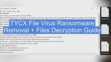 Remove TYCX Ransomware and Decrypt .TYCX Files (Tutorial)