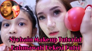 Challenge 25k Makeup Ala Rahmawati Kekeyi Pake Balon.. Hasilnya?!! || Marisha Chacha