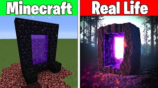 Realistic Minecraft | Real Life vs Minecraft | Realistic Slime, Water, Lava #561