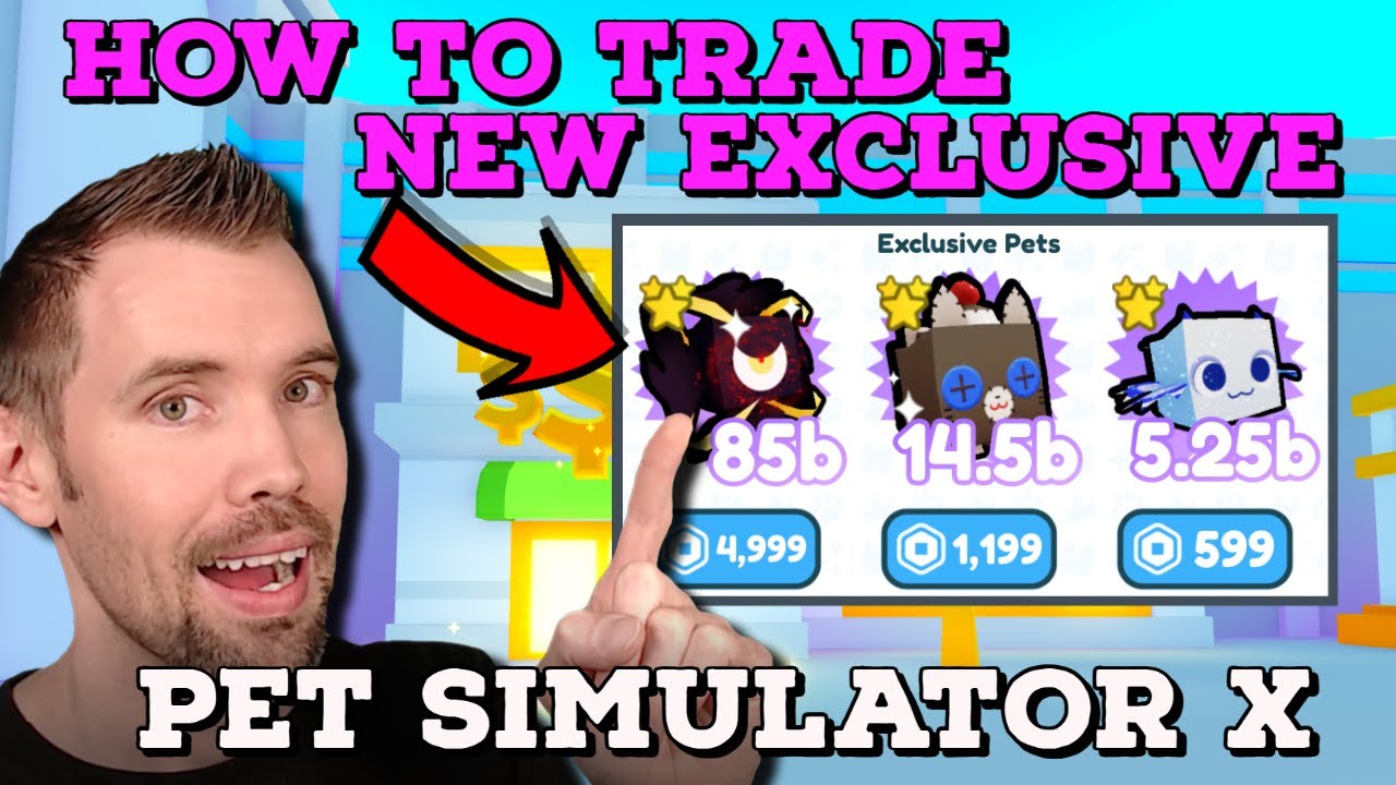 how-to-trade-new-exclusive-pets-in-pet-sim-x-bank-update-roblox-fazmash-live-youtube