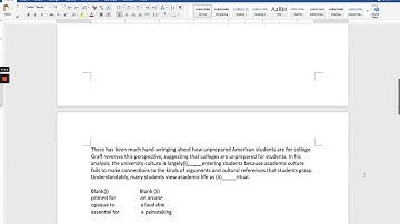 GRE Text Completion: Tip # 1