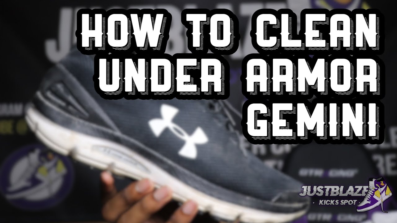 How to Wash Under Armour Shoes With Tracking?